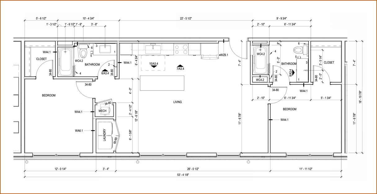 Unit E Floor Plan